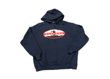 Load image into Gallery viewer, Navy Cotton Blend Supreme Hoodie

