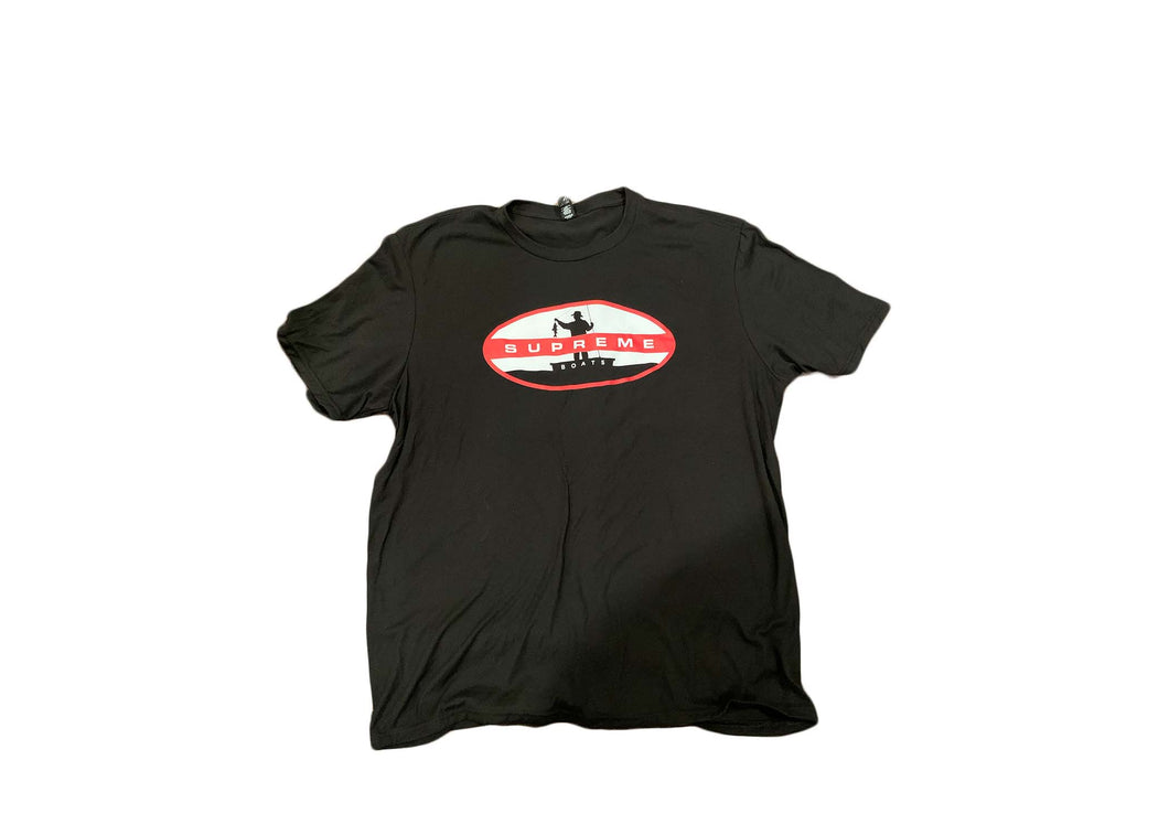 Black Cotton Supreme Tshirt