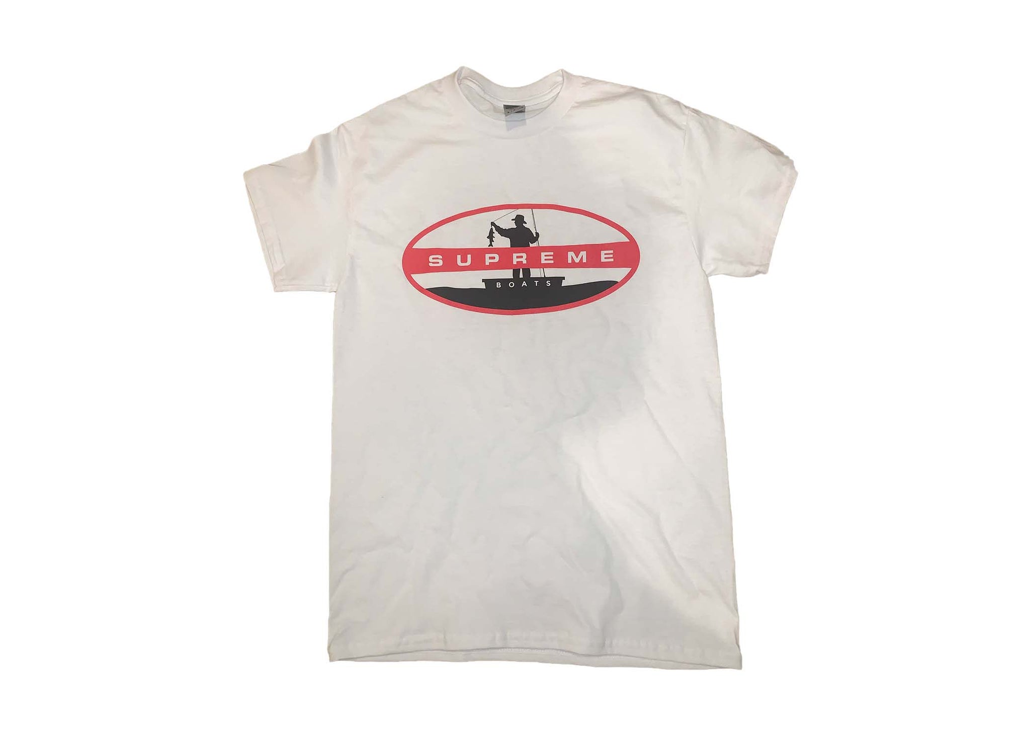 White 100 Cotton Supreme T shirt